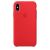 Чехол для iPhone Apple iPhone X Silicone Case RED